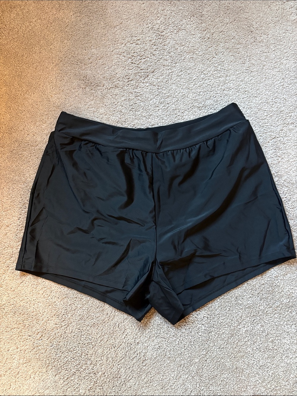Women's Black bathing suit shorts